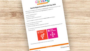 Nachhaltigkeitszertifikat Girl's Day 2026