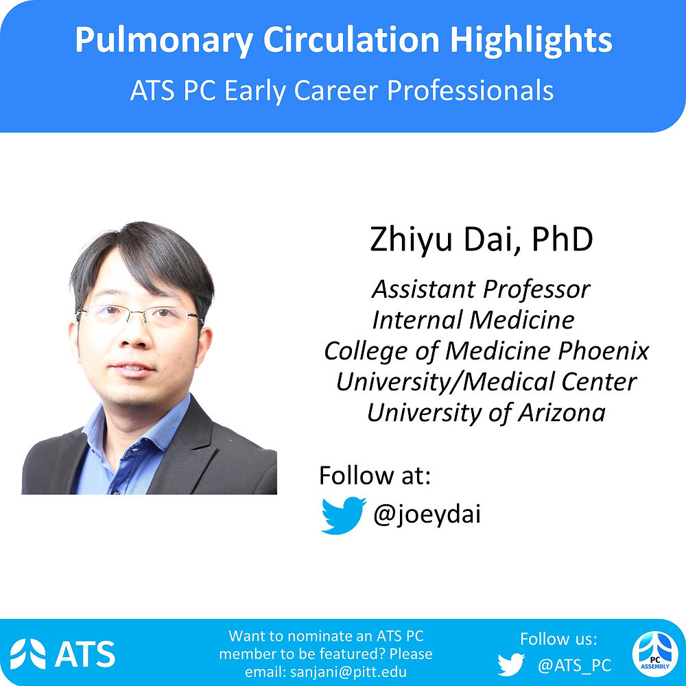 Dr Dai Was Highlighted By Ats Pulmonary Circulation Assembly Dr Dai Was Highlighted By Ats Pulmonary Circulation Assembly