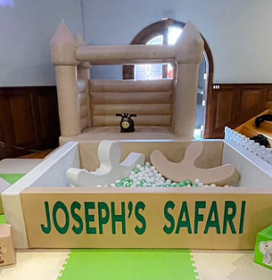 Safari themed soft play setup