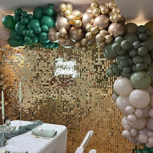 Gold & Green Backdrop