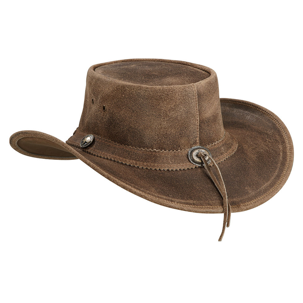 Miniaturbild: Buffalo Bill Herren Damen Western Cowboy Leder Hut