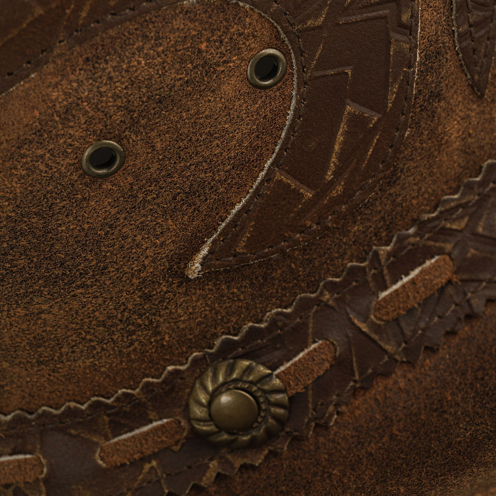 Miniaturbild: Stamp Western Texas Cowboy Hut Wild Leder Braun