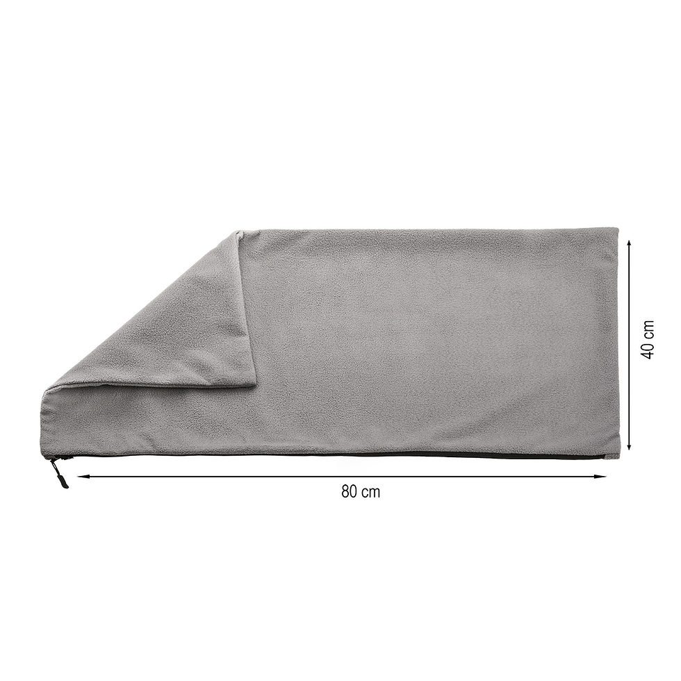 Miniaturbild: Cushy Kissenbezug wasserabweisender Camping Schonbezug Grau in 3 Größ