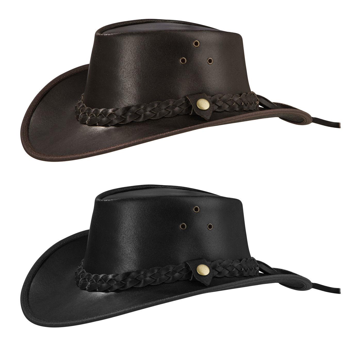 Texas Western Cowboy Leder Hut