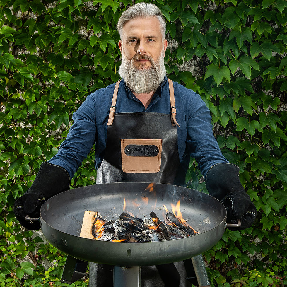 Miniaturbild: X-Fox SET Büffelleder Grill Koch & Holly Holster Getränkeholster