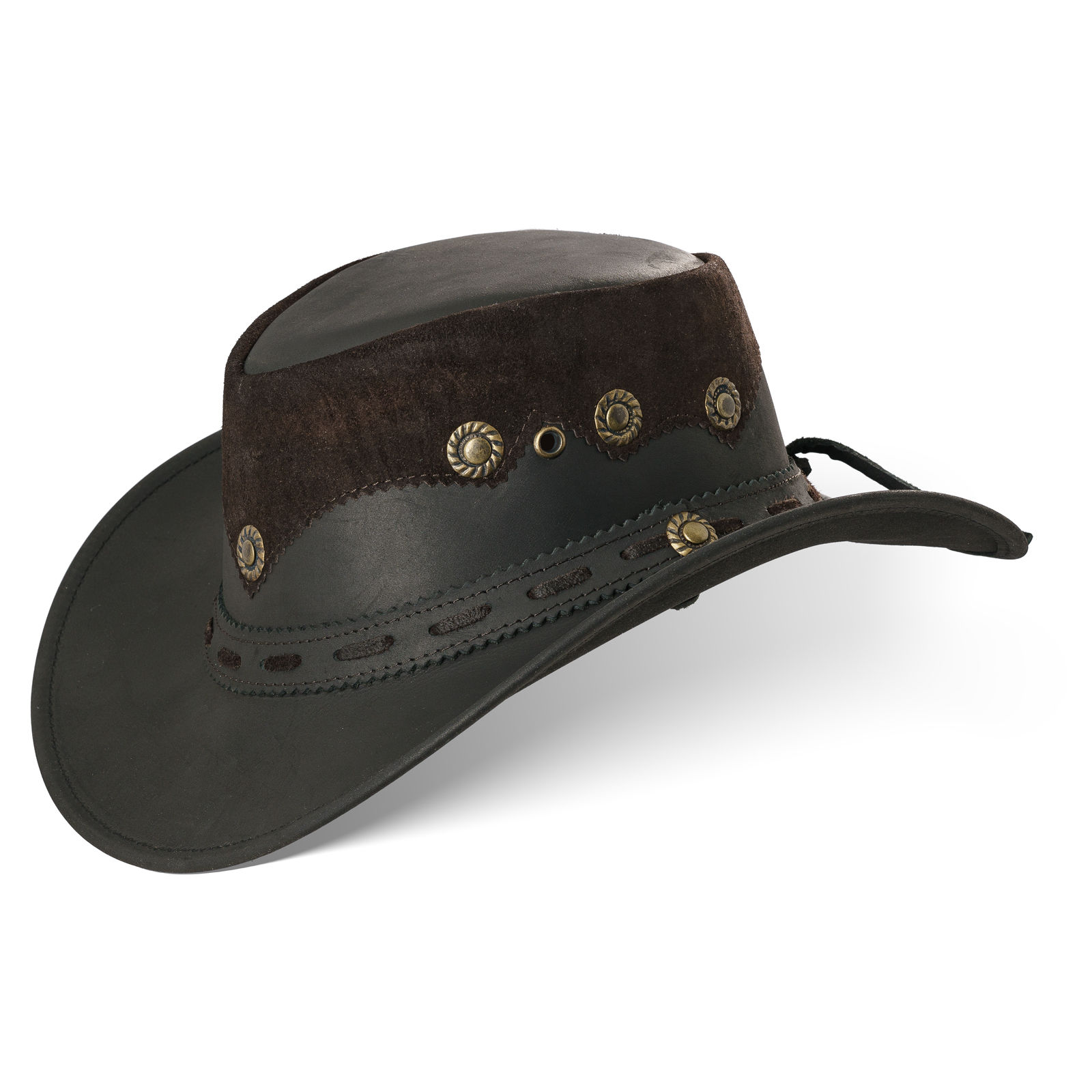 Country Luxus Western Cowboy Hut Leder Sonnenhut