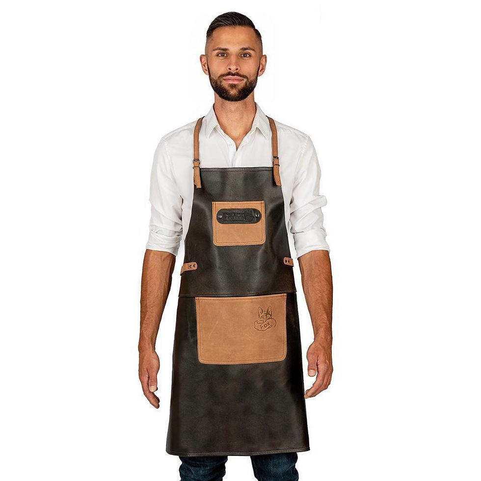 Miniaturbild: Alpha Büffel Leder Grill- & Arbeitsschürze