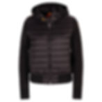 Parajumpers CAELIE Damen Hybrid-Jacke Black Vorderansicht