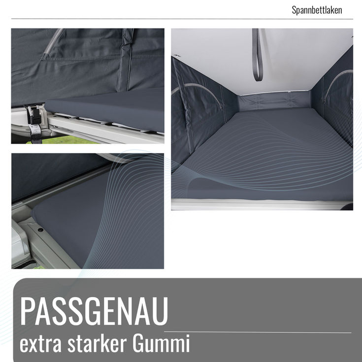 Spannbettlaken VW T6.1 Pop-Up Roof Teilansichten