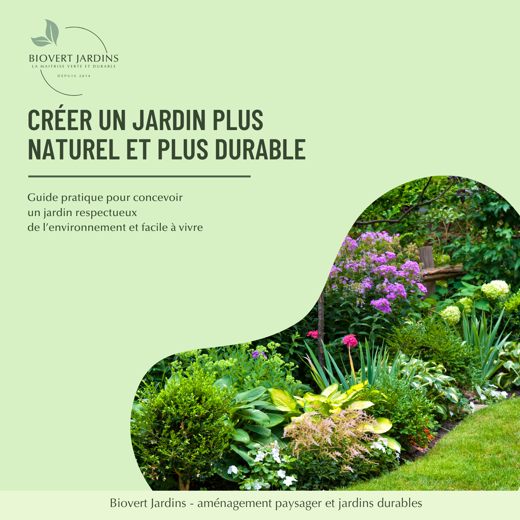 E-book : Créer un jardin plus naturel et plus durable