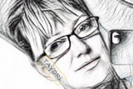 Sketch of me, Trish, the owner of TAYORi
