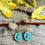 Thumbnail: Honeybee Earrings in Gold and Enamel
