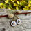 Thumbnail: Honeybee Earrings in Gold and Enamel