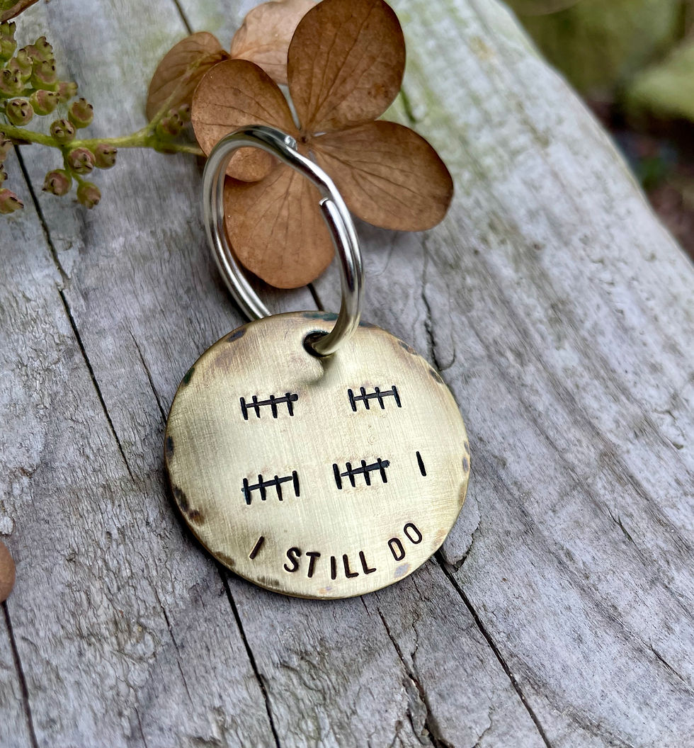 Thumbnail: 21st Anniversary Tally Mark Keychain