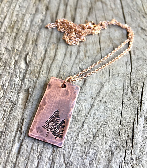 Copper jewellery deals tree