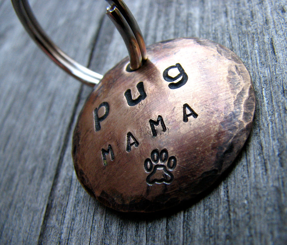 Thumbnail: Dog Mom Breed Keychain