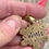 Thumbnail: Luxury Thick Brass Tag - Snowflake