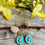 Thumbnail: Honeybee Earrings in Gold and Enamel