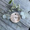 Thumbnail: Fleur - Brushed Bronze 1" Tag