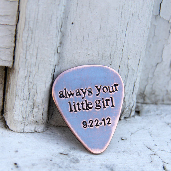 Thumbnail: Custom Guitar Pick in Copper