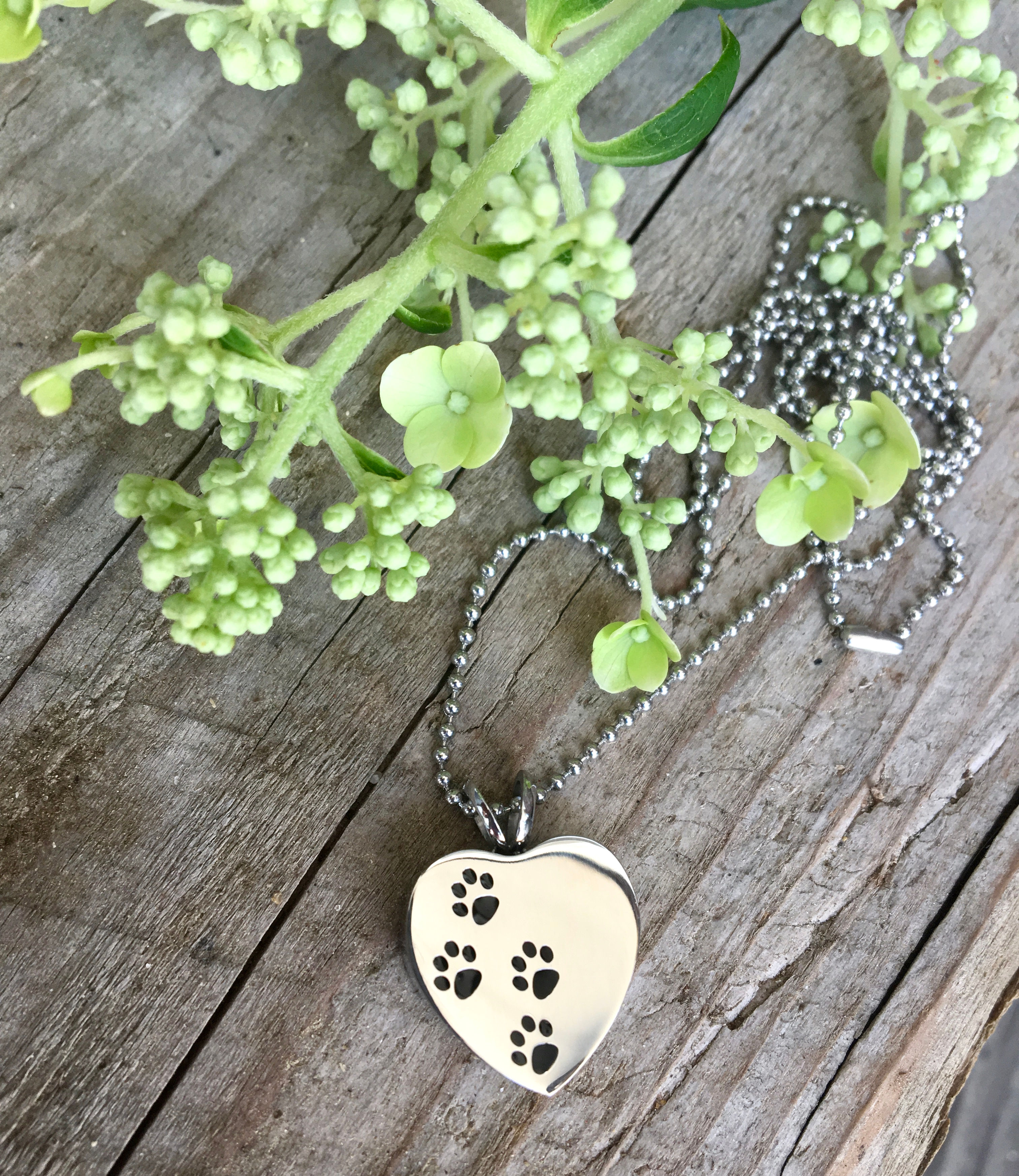 In Loving Memory -- Pet Loss Cremation Urn Necklace