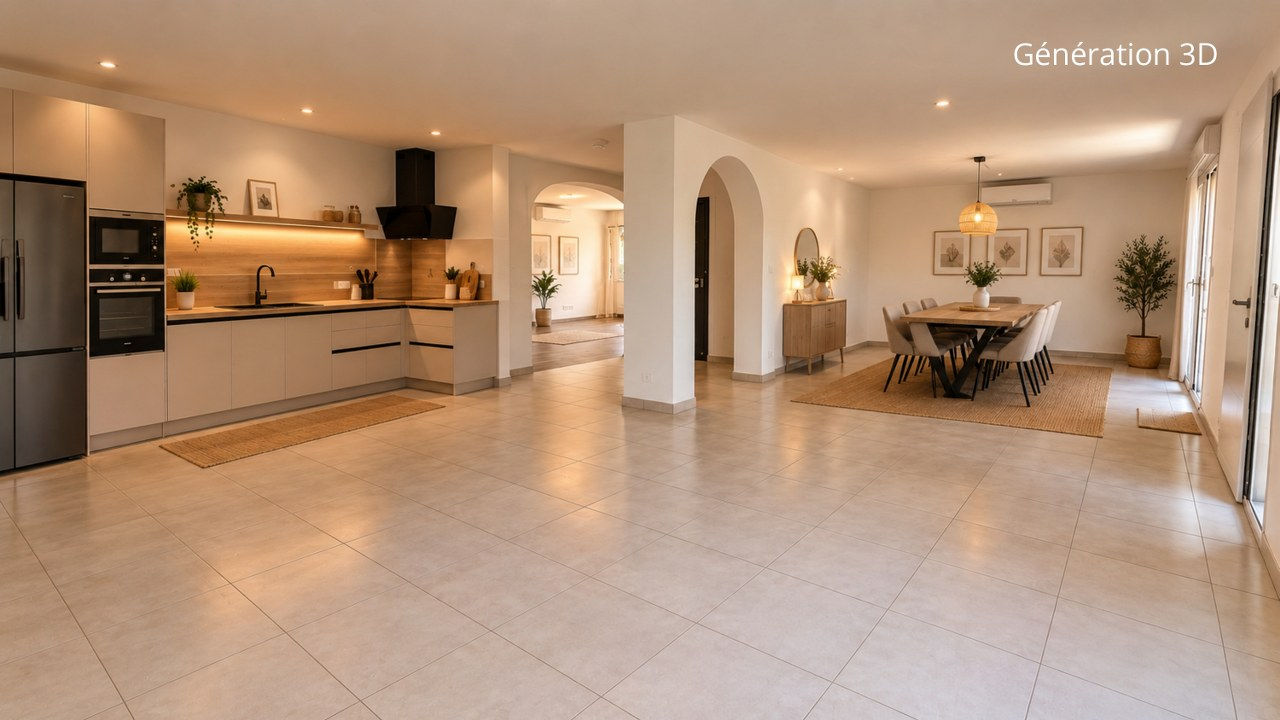 Maison rénovée DPE A, 4 chambres + bureau, terrain 1 809 m² — Saint-Quentin-Fallavier