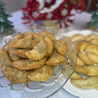 Italian Sweet Chickpea Filled Cookies - Panzarotti Dolci Con I Ceci
