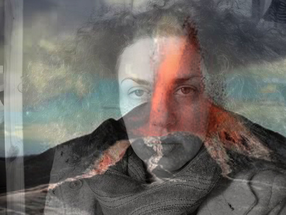 Céline Siani Djiakoua self-portrait photography autobiography diary introspection volcano emotions fire women earth