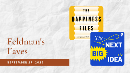 Feldman's Faves: September 29, 2025