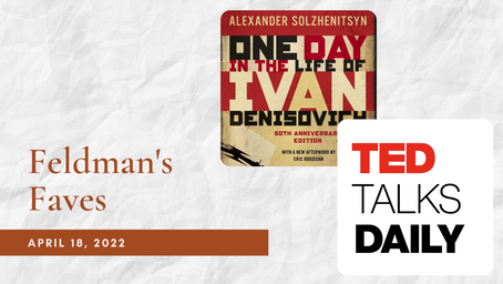 Feldman's Faves: April 18, 2022