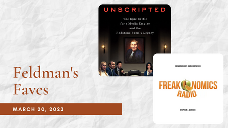 Feldman's Faves: March 20, 2023