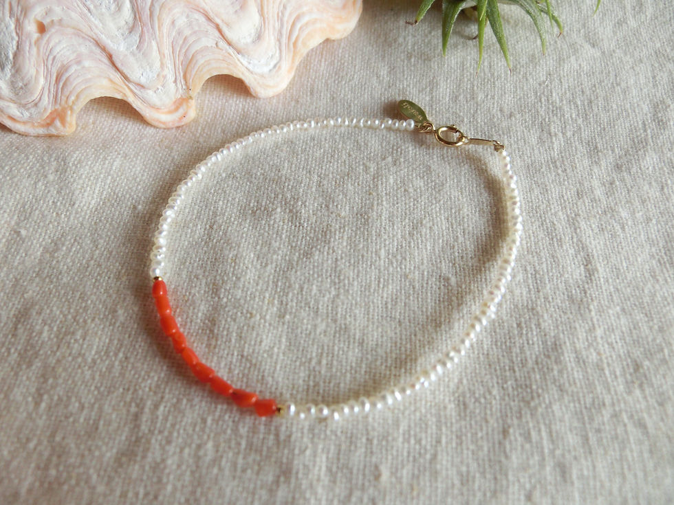 赤珊瑚＆淡水パール