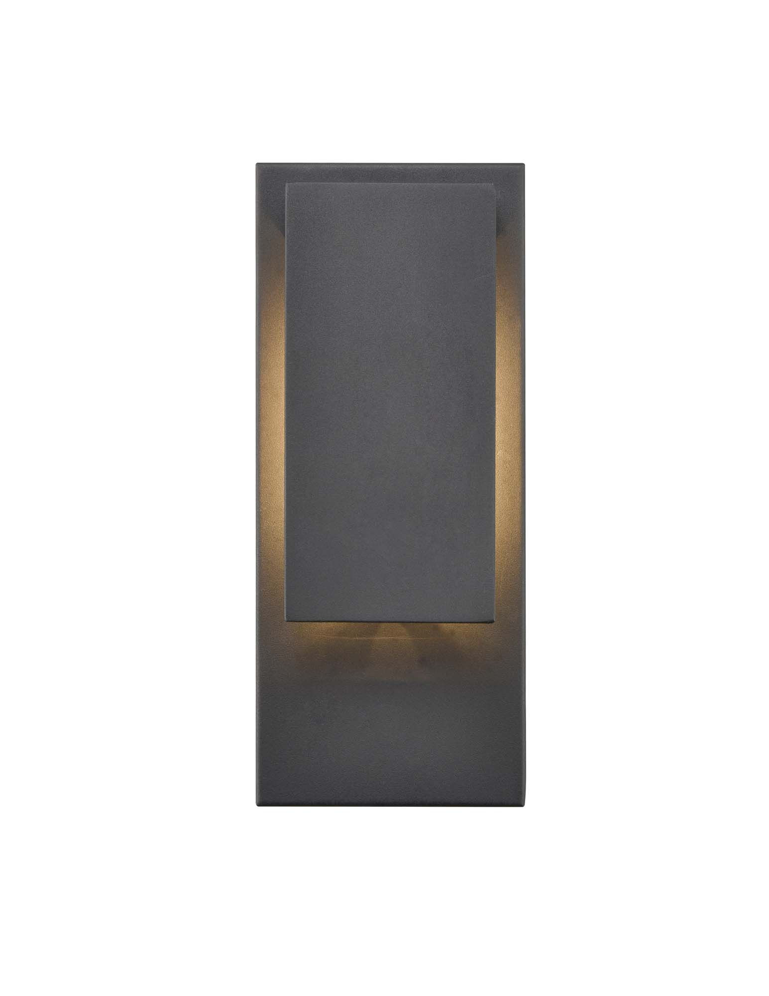 Campagna Single Outdoor Sconce - Black