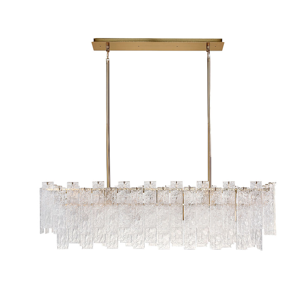 Thumbnail: Flavia 44" Rectangular Chandelier