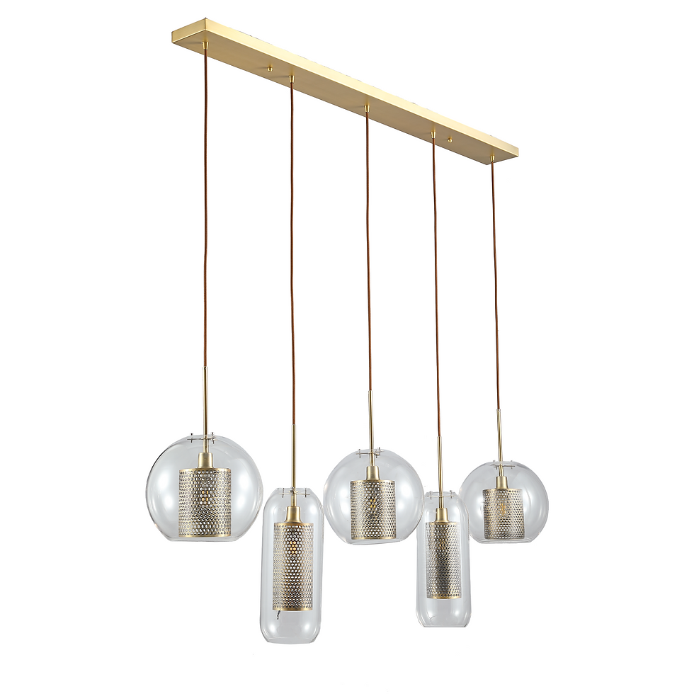 Thumbnail: Fano 5-light  Linear Chandelier