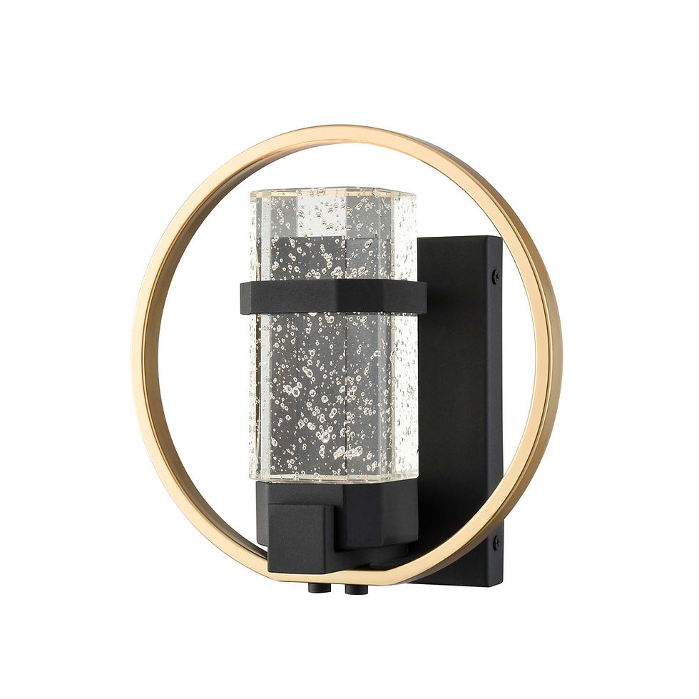 Thumbnail: Ombre Small Outdoor Sconce  - Gold