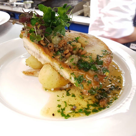 Fresh fish at the Pantry Restaurant Newmarket