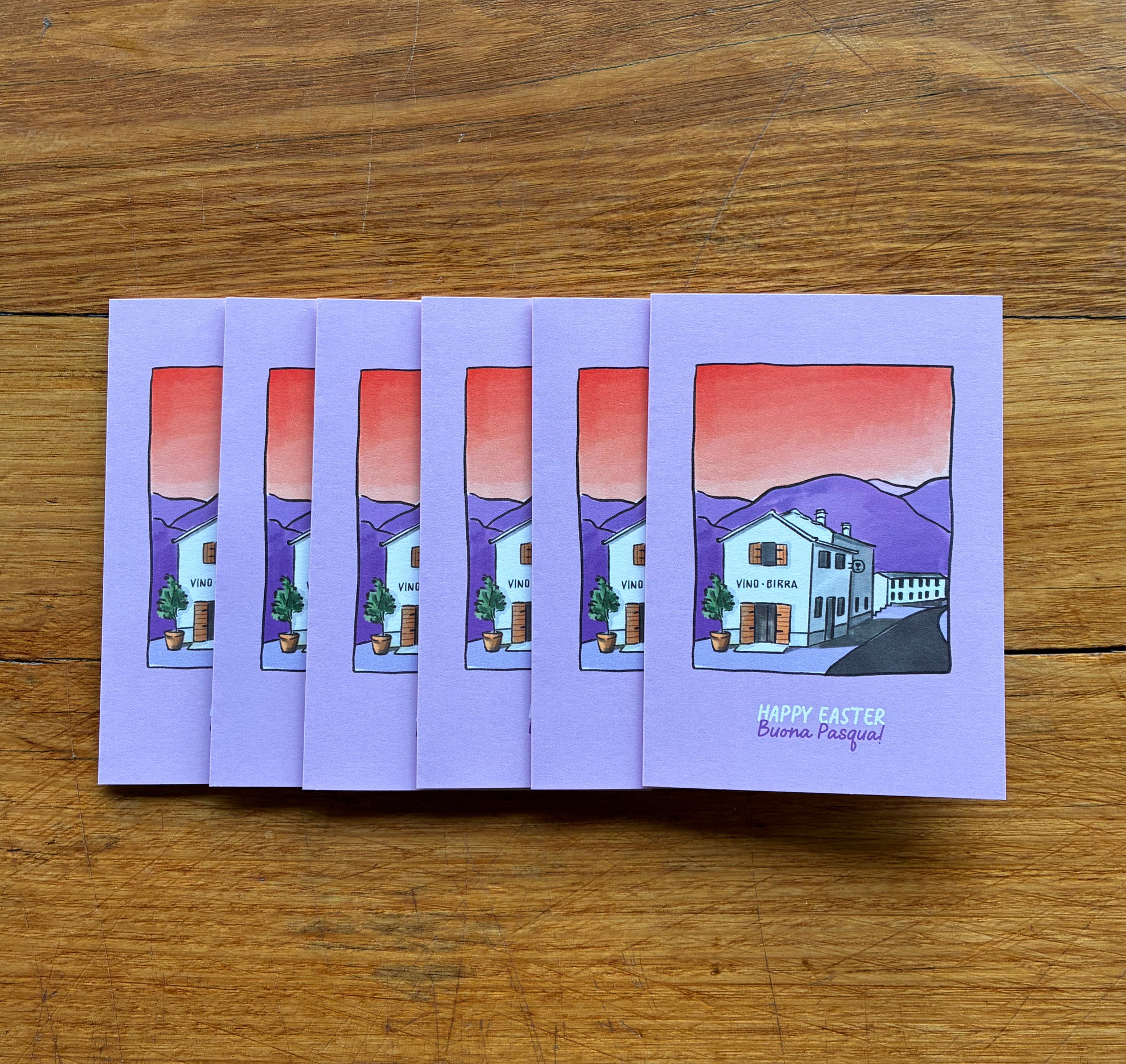 6 x Bellvino ‘Happy Easter’ Card
