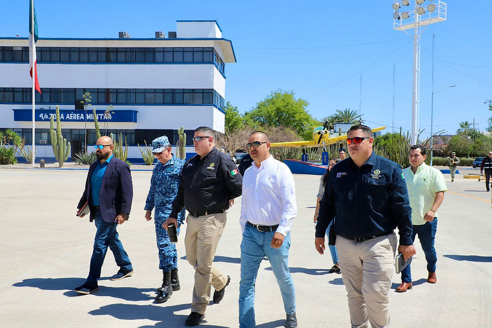 REFUERZAN ESTRATEGIA CONTRA INCENDIOS FORESTALES EN SONORA CON APOYO AÉREO