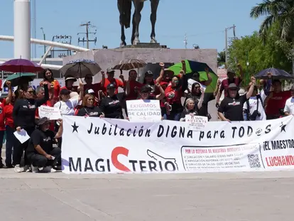 REACTIVAN PROTESTAS: MAGISTERIO SONORENSE ADVIERTE POSIBLE ESCALADA DE MOVILIZACIONES