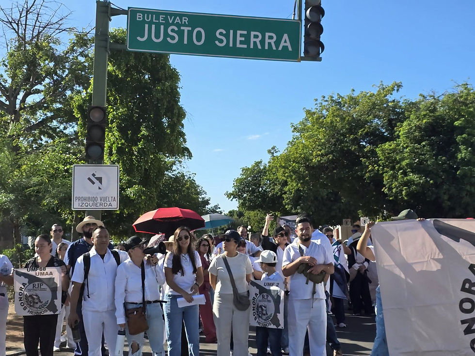 ¡ESTALLA INCONFORMIDAD EN EL IMSS! TRABAJADORES PROTESTAN EN HERMOSILLO POR SALARIOS, JUBILACIONES Y FALTA DE INSUMOS
