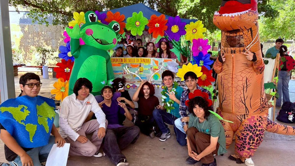 CREATIVIDAD Y CONCIENCIA AMBIENTAL: COBACH SONORA CELEBRA EL DÍA DE LA TIERRA CON INNOVADOR “STAND DE LA TIERRA”