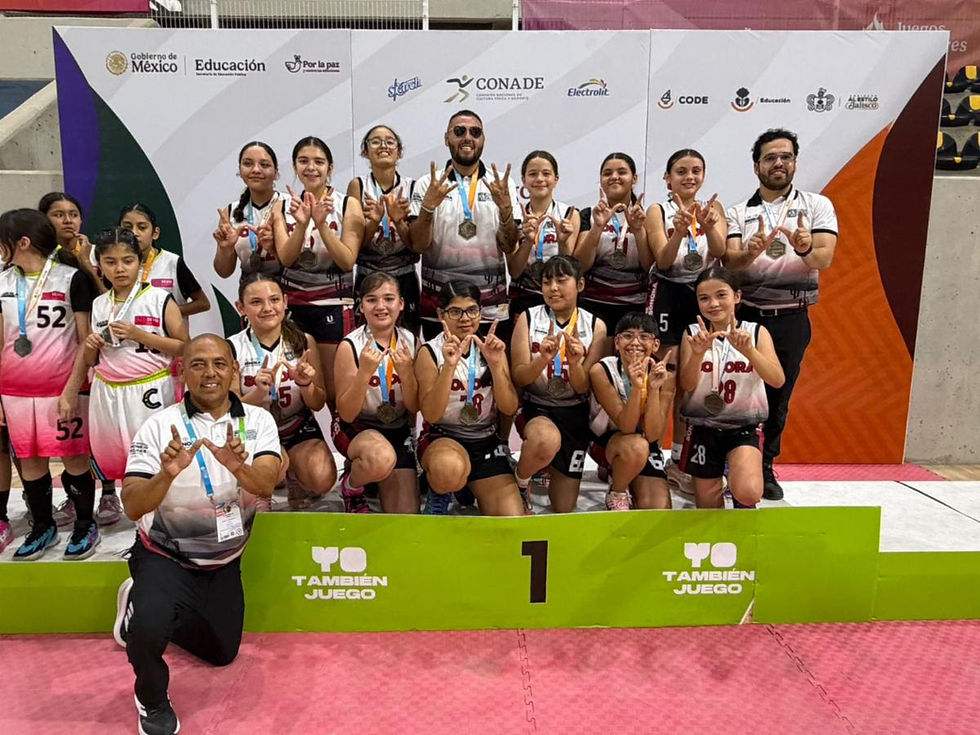 SONORA BRILLA EN NACIONALES ESCOLARES 2026; CONQUISTA 11 MEDALLAS Y SE COLOCA EN EL TERCER LUGAR DEL MEDALLERO