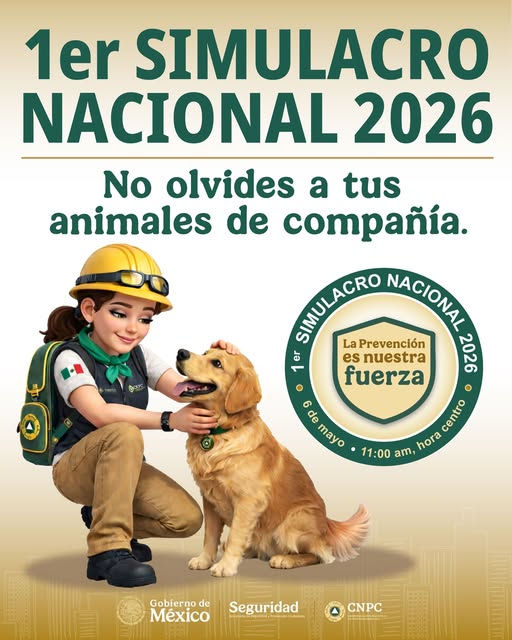CUENTA REGRESIVA: LLAMAN A PARTICIPAR EN EL PRIMER SIMULACRO NACIONAL 2026 EN SONORA