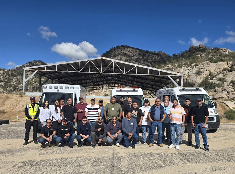 ISSSTESON CERTIFICA A 24 OPERADORES DE AMBULANCIAS CON CURSO ESPECIALIZADO EN MANEJO DE VEHÍCULOS DE EMERGENCIA