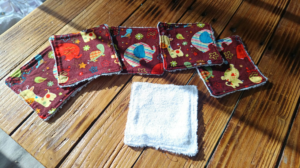 Miniature : lot de 6 lingettes en éponge 100% bambou bio