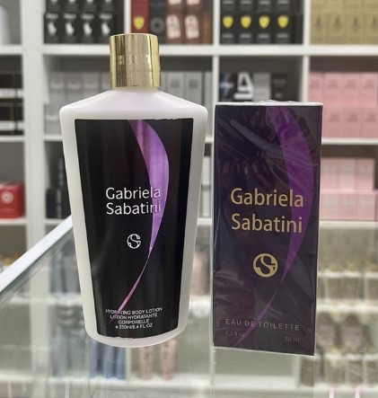 Kit Perfume e Creme Hidratante Gabriela Sabatini
