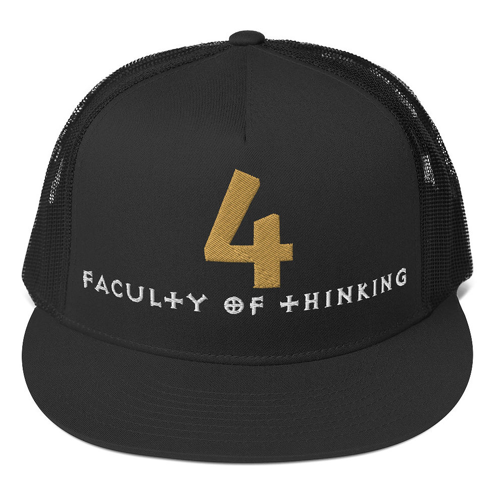Thumbnail: The 4 Faculty Trucker Cap – The Foundation Builder Edition