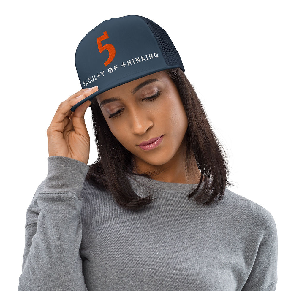 Thumbnail: The 5 Faculty Trucker Cap – The Freedom Seeker Edition