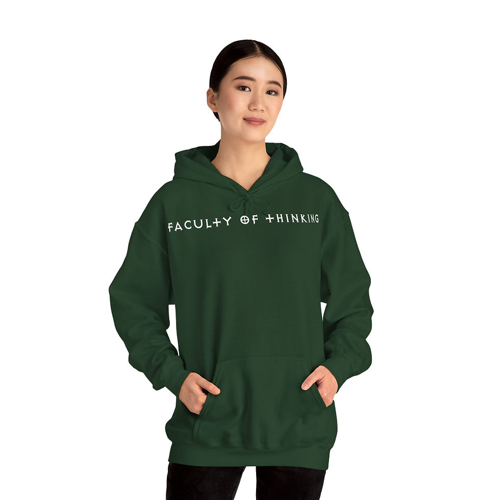 Thumbnail: The Faculty of Thinking Statement Hoodie - Womens